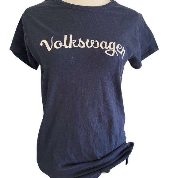 Volkswagen VW TeeShirt. NavyBlue size Large pit to pit 16 in;shoulder to hem 26” - Picture 1 of 6